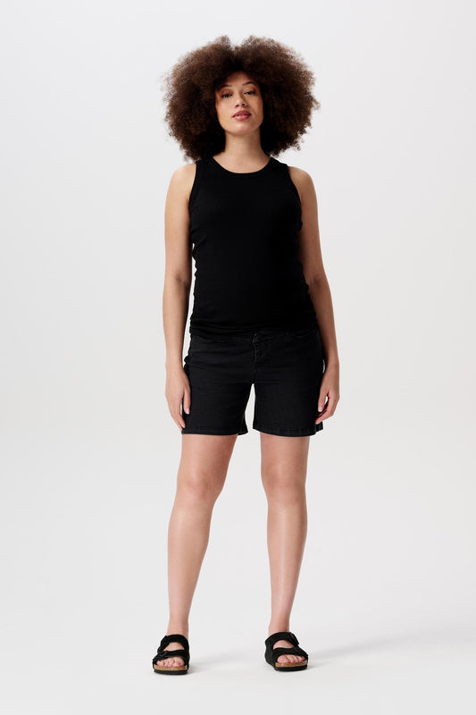 NOPPIES JAMIE SHORT BLACK DENIM