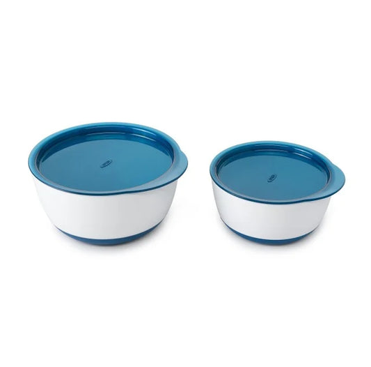 OXO TOT SMALL & LARGE BOWL SET NAVY
