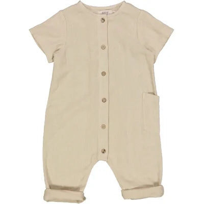 WHEAT ALEX ROMPER FOSSIL