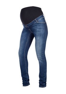 NOPPIES ZWANGERSCHAPSJEANS BEAU REGULAR MID BLUE