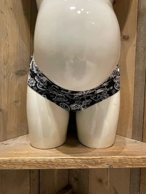 NOPPIES BIKINIBROEKJE SAINT TROPEZ BLACK PRINT