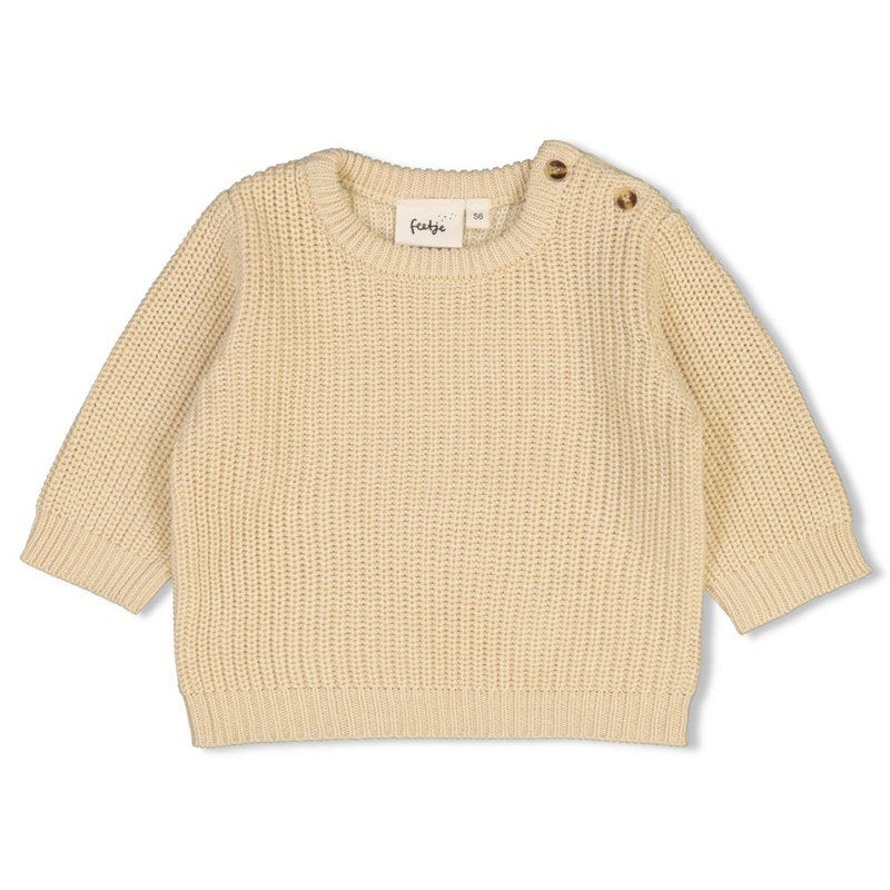 FEETJE SWEATER GEBREID CREME THE MAGIC IS IN YOU