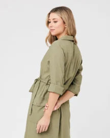 RIPE RILEY LONGLINE SHIRT DRESS