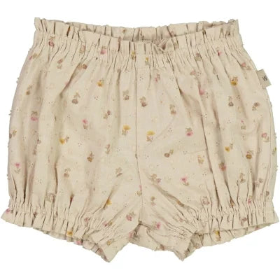 WHEAT NAPPY PANTS ANGIE FOSSIL FLOWER DOTS