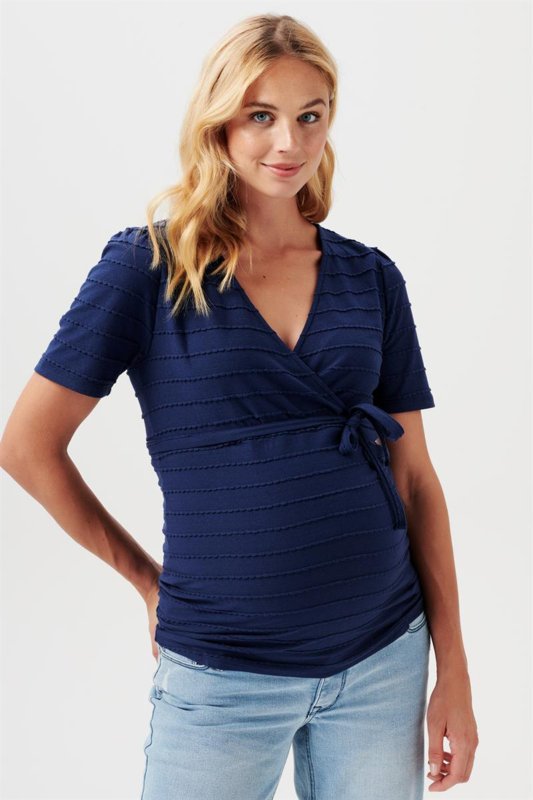 NOPPIES ARUA TOP BLAUW