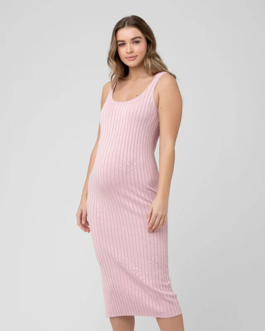 RIPE CARMEN RIB KNIT DRESS