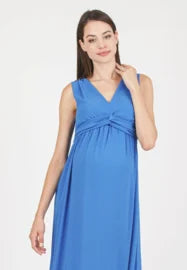 ATTESA CLEO MAXI DRESS BLUE