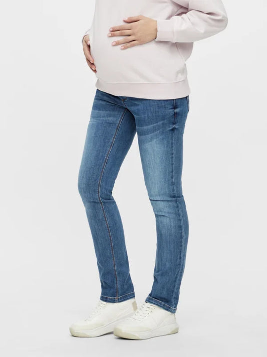 MAMA LICIOUS PAX STRAIGHT HIGH BACK JEANS